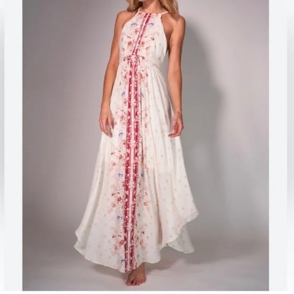 Free People Dresses & Skirts - FREE PEOPLE Caught in the Moment Maxi Dress Antique White